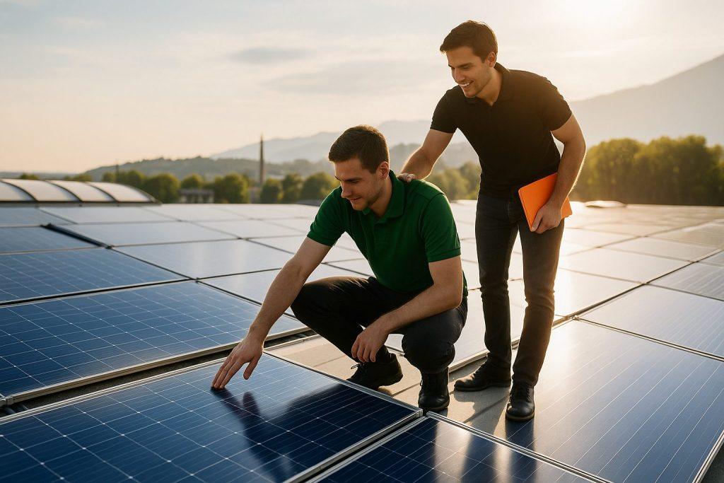 Solaranlagen photovoltaik erneuerbare professionell bei Solstis